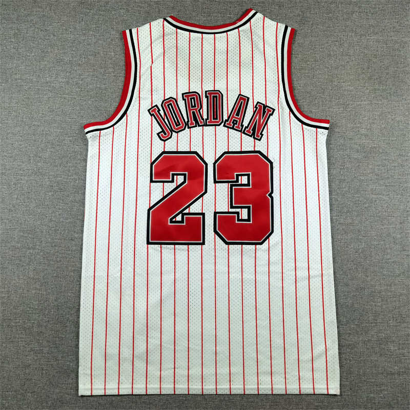 Camiseta Chicago Bulls Michael Jordan NO 23 Reload Mitchell & Ness 1997-98 Blanco